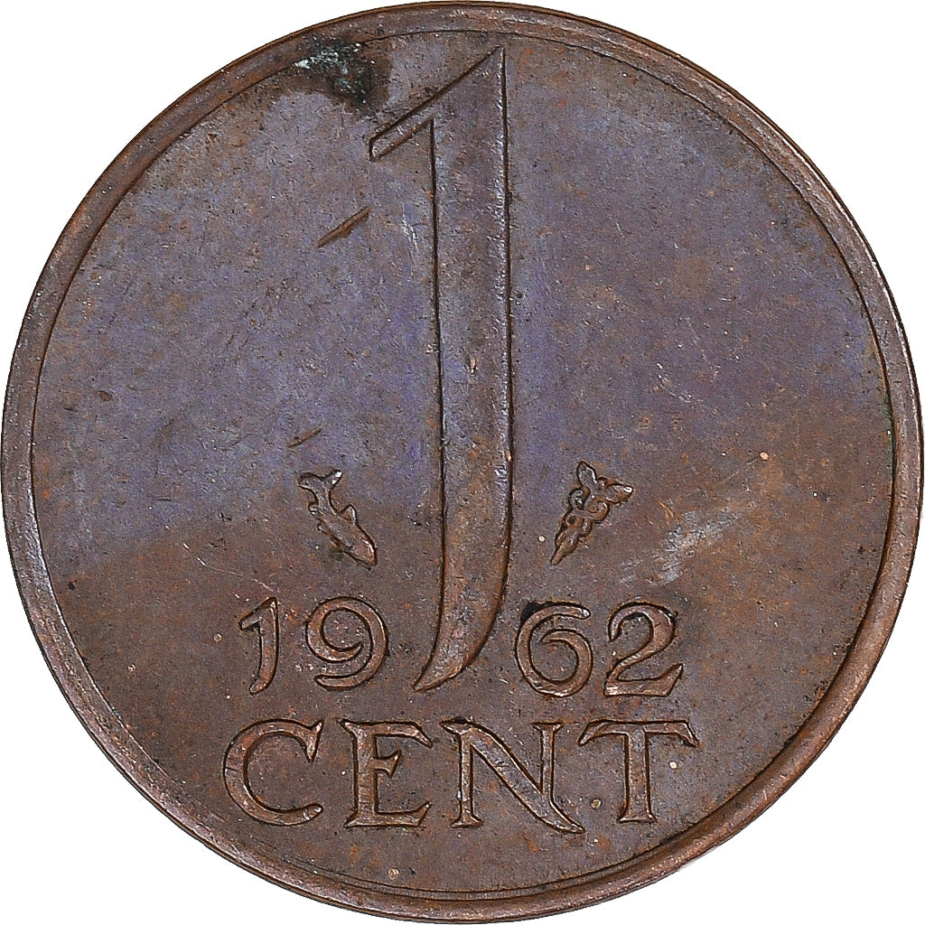 Moeda, Países Baixos, Cent, 1962