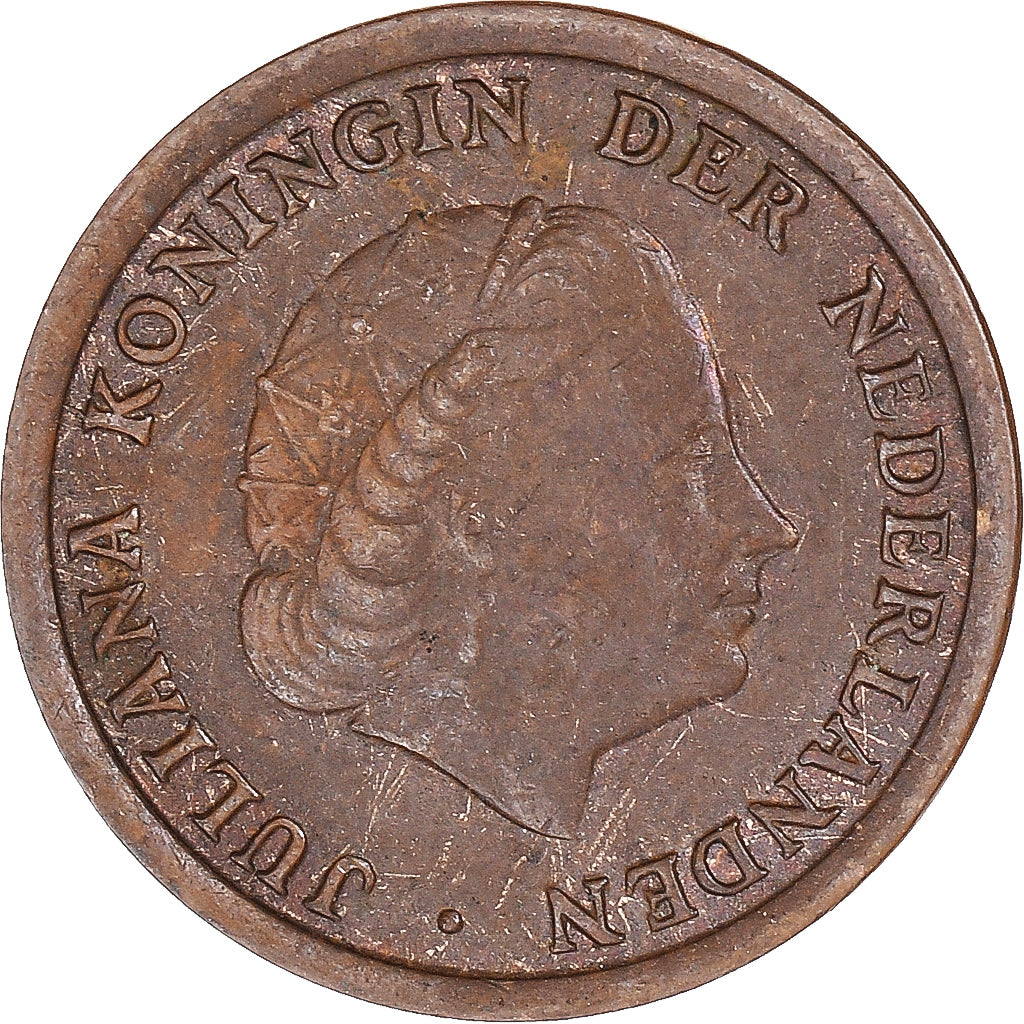 Moeda, Países Baixos, Cent, 1966