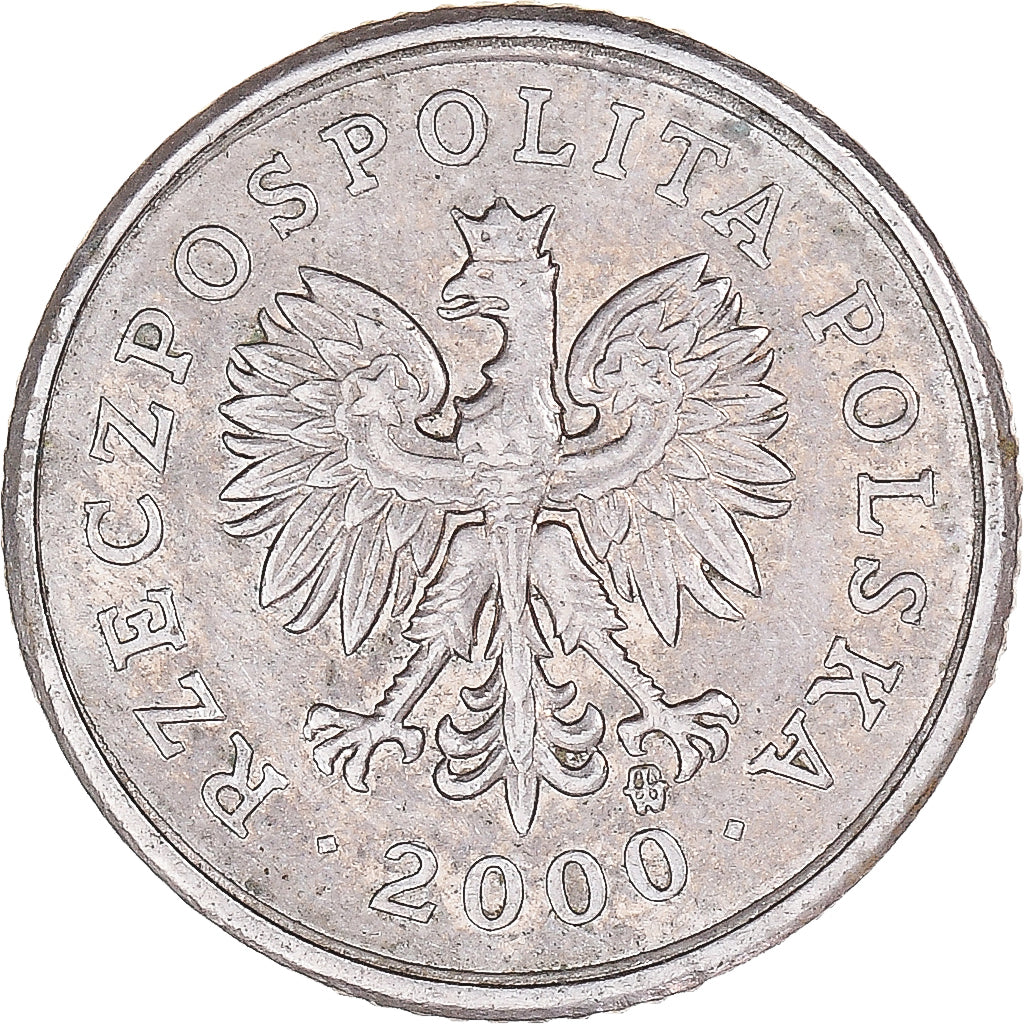 Moneda, Polonia, 10 Groszy, 2000