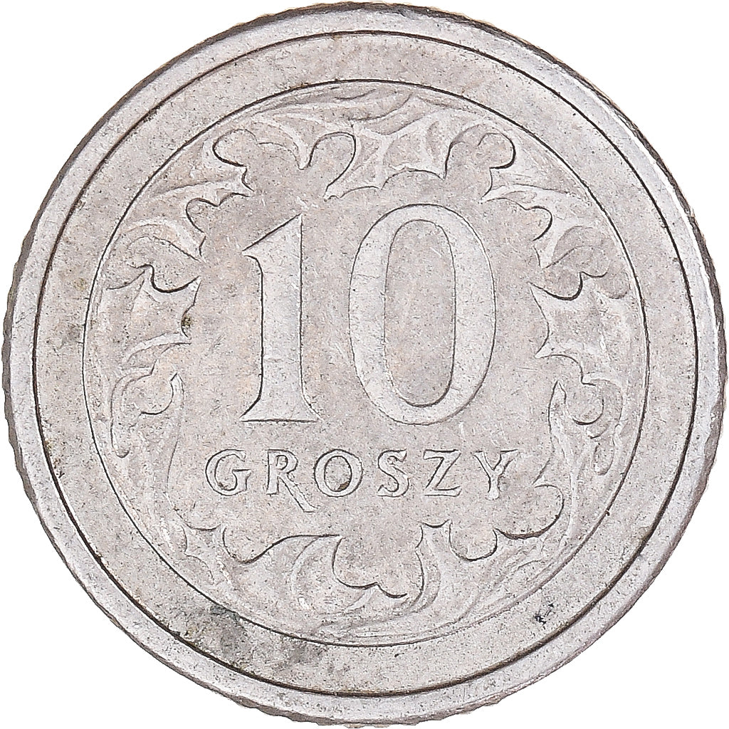 Moneda, Polonia, 10 Groszy, 2000