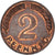Coin, Germany, 2 Pfennig, 1970