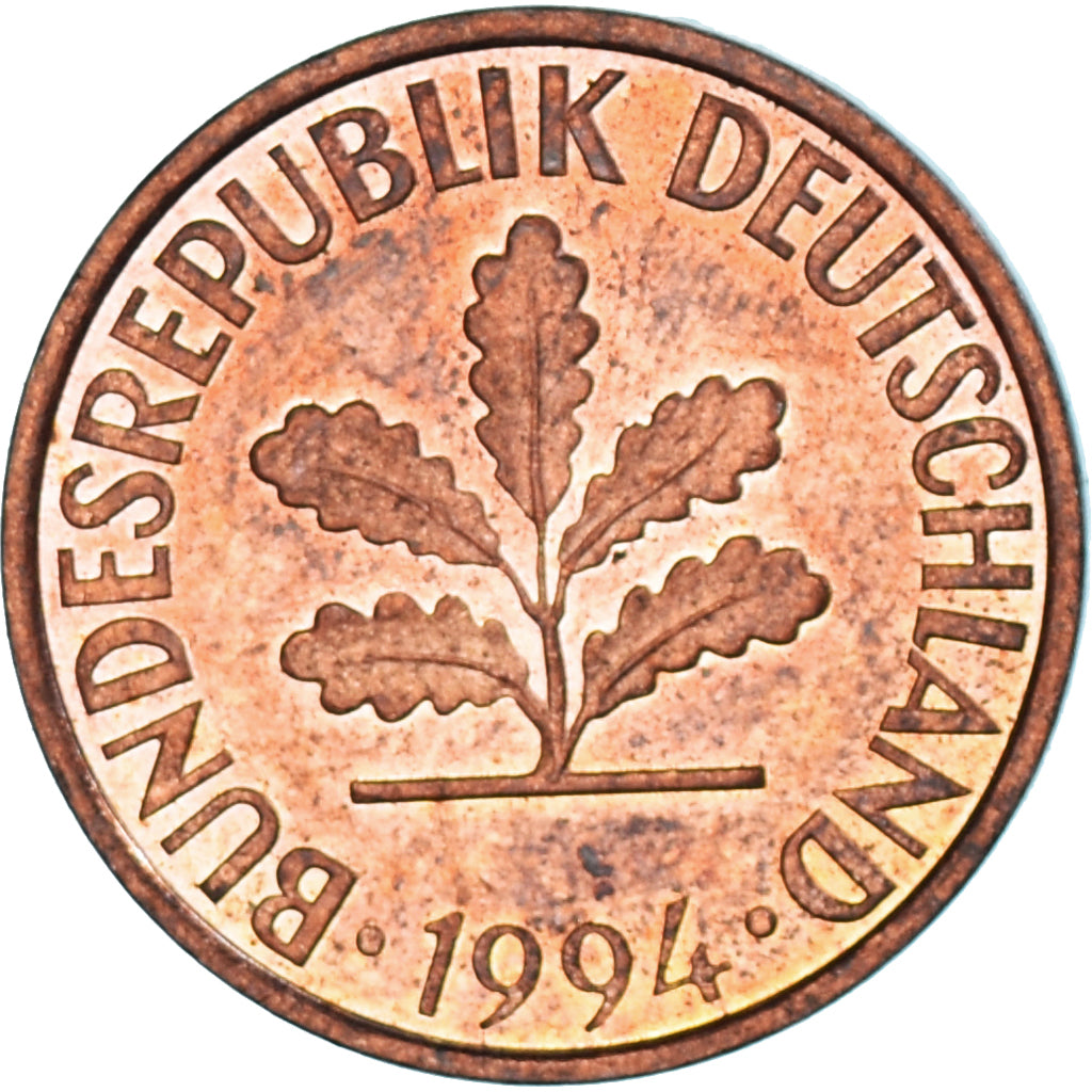 Coin, Germany, 2 Pfennig, 1994