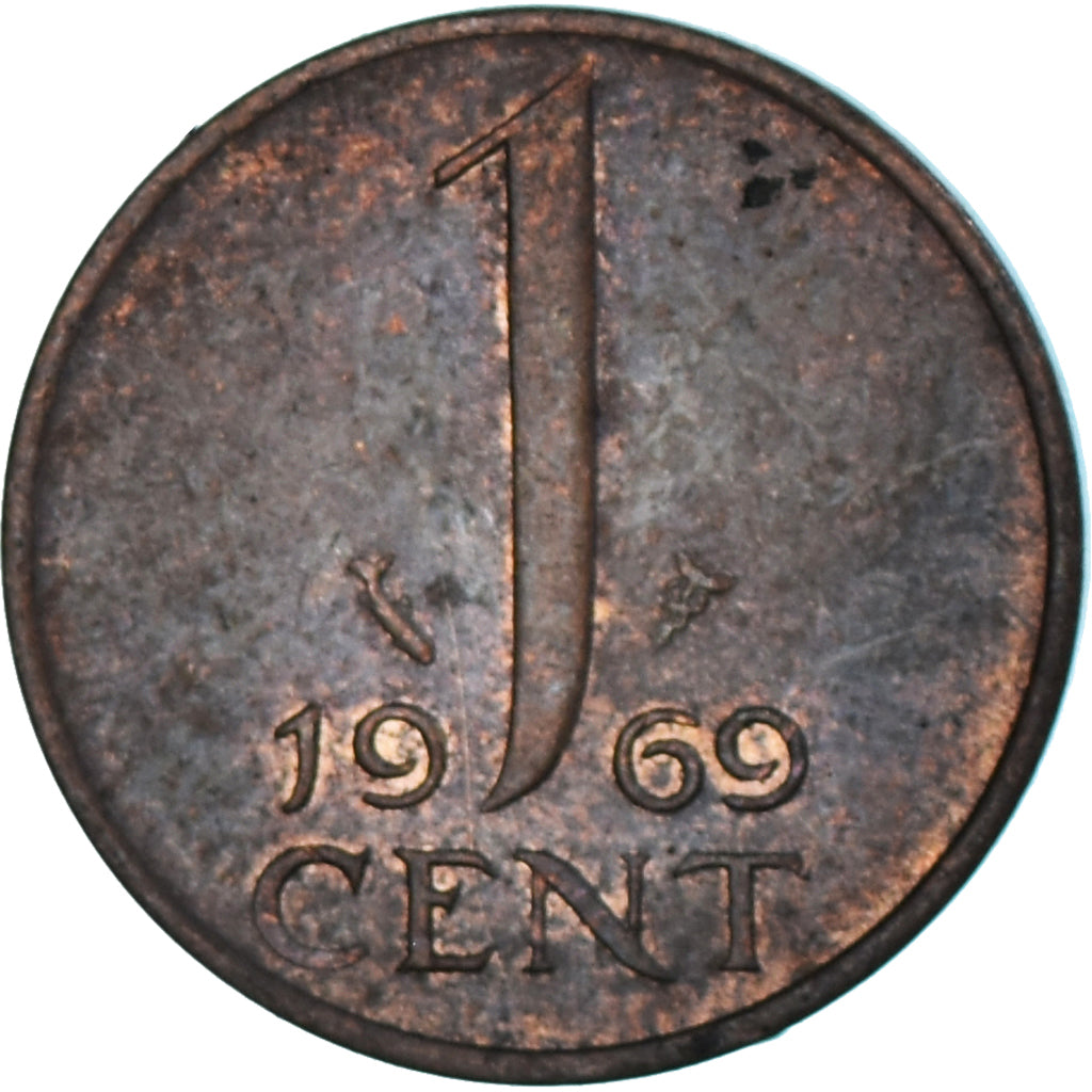 Munten, Nederland, Cent, 1969