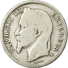 Coin, France, Napoleon III, Napoléon III, Franc, 1869, Paris, F(12-15), Silver