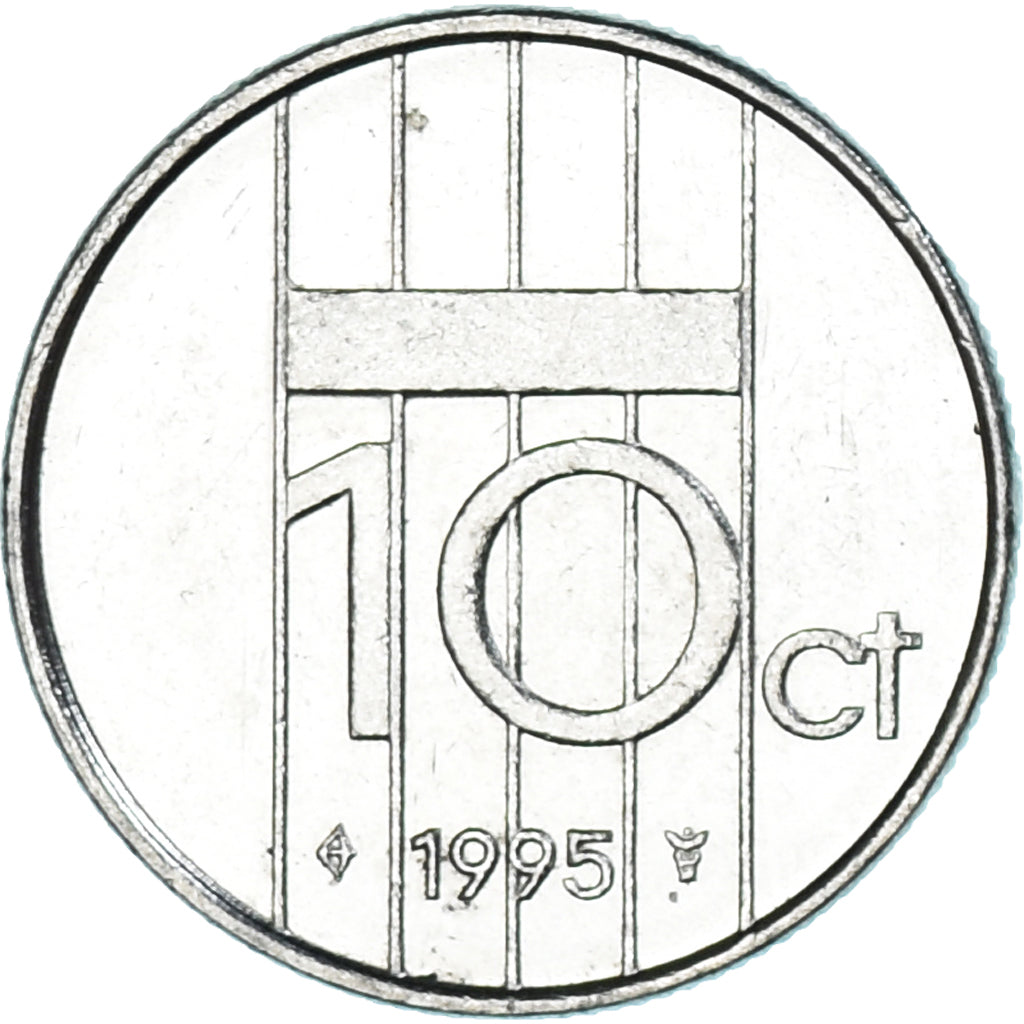 Monnaie, Pays-Bas, 10 Cents, 1995