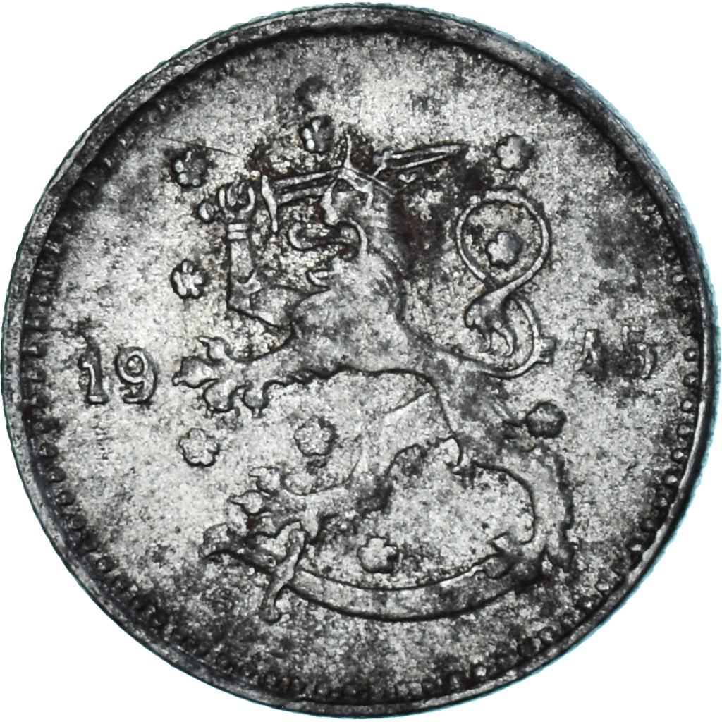 Coin, Finland, Markka, 1945