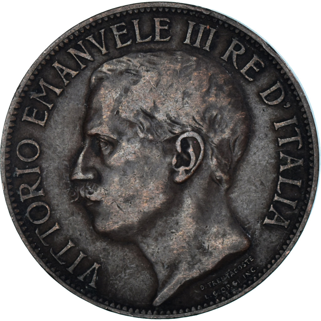 Moneta, Italia, 10 Centesimi, 1911