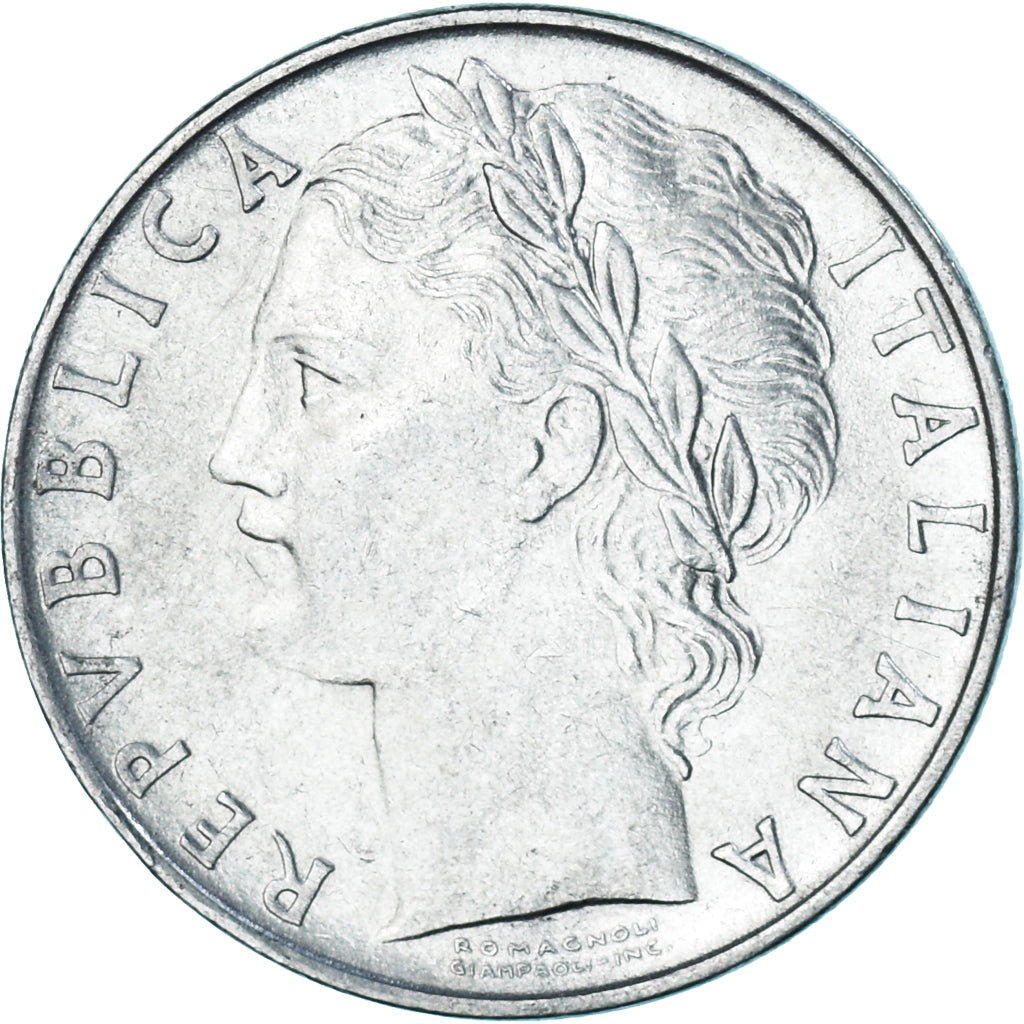 Coin, Italy, 100 Lire, 1955