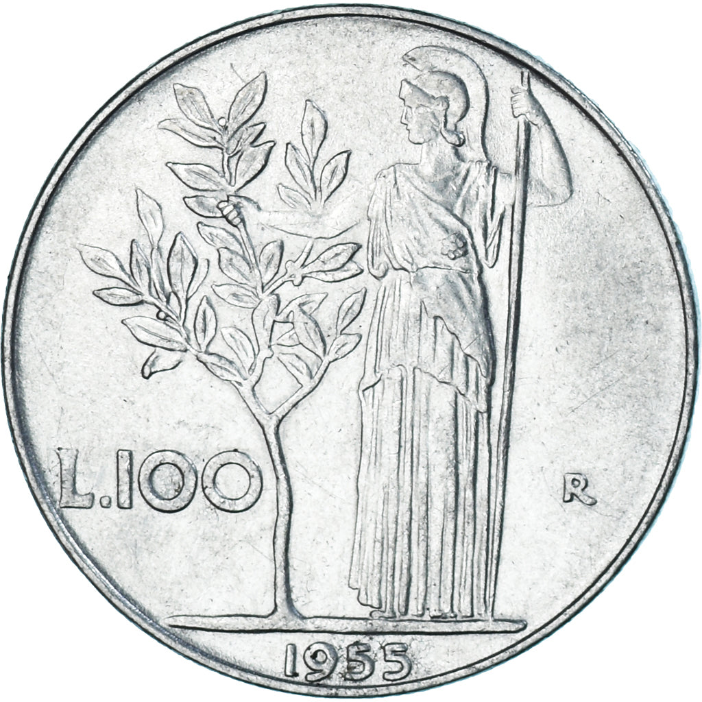 Coin, Italy, 100 Lire, 1955