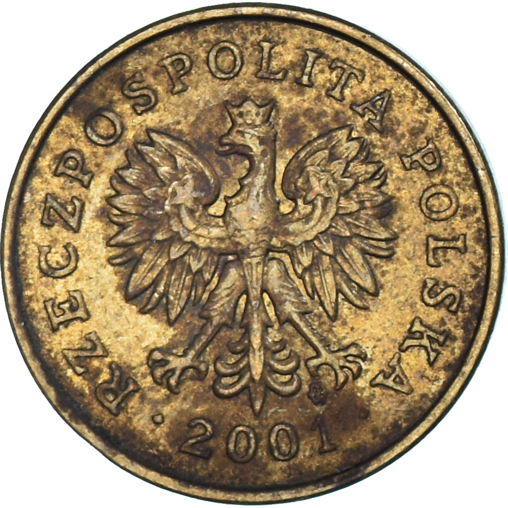 Moneta, Polonia, 2 Grosze, 2001