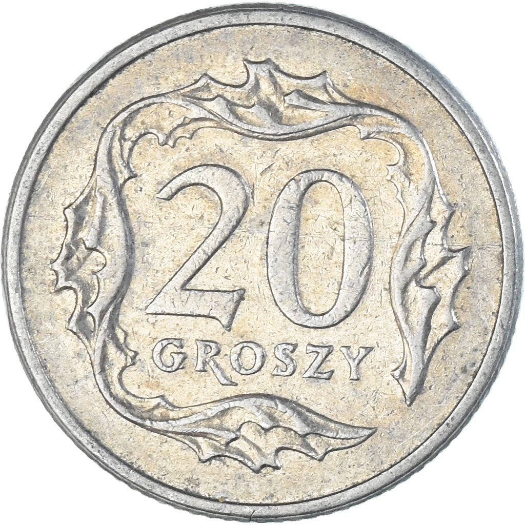 Moneta, Polonia, 20 Groszy, 1991
