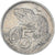 Münze, Neuseeland, 5 Cents, 1974
