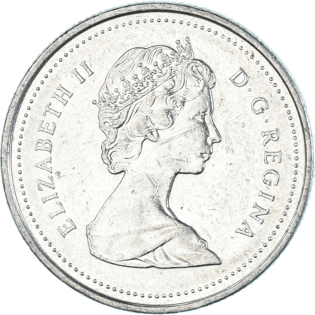 Moneta, Canada, 25 Cents, 1989