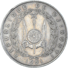 Moneta, Gibuti, 100 Francs, 1991
