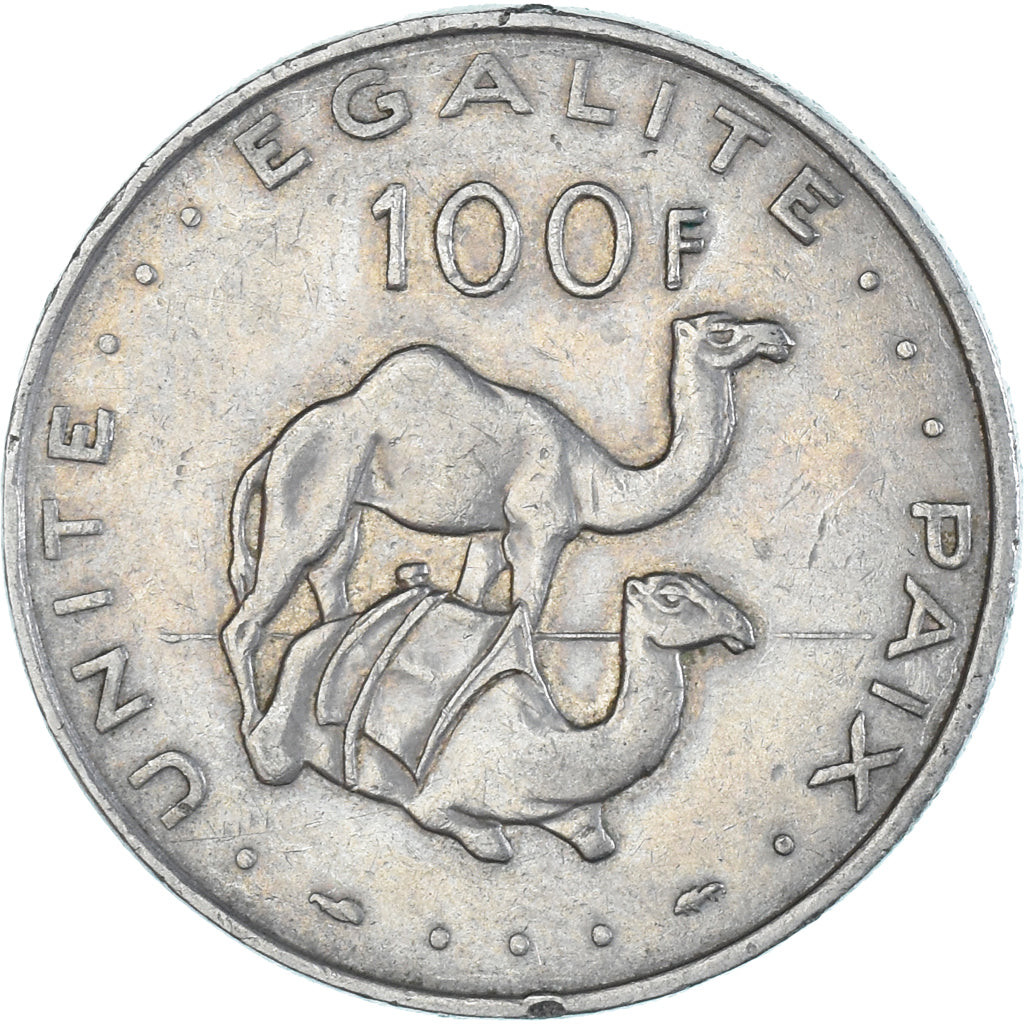 Moeda, Djibuti, 100 Francs, 1991