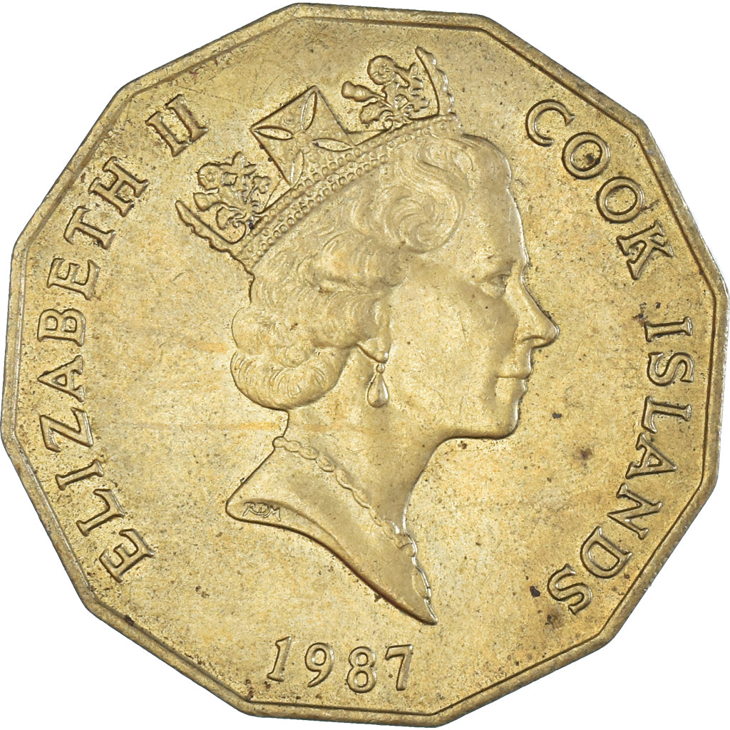 Coin, Cook Islands, 5 Cents, 1987