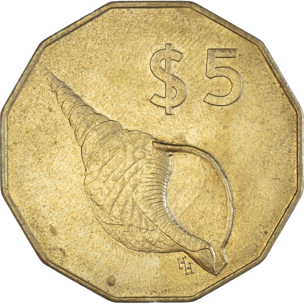 Coin, Cook Islands, 5 Cents, 1987