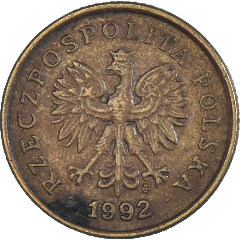 Moneta, Polonia, 5 Groszy, 1992