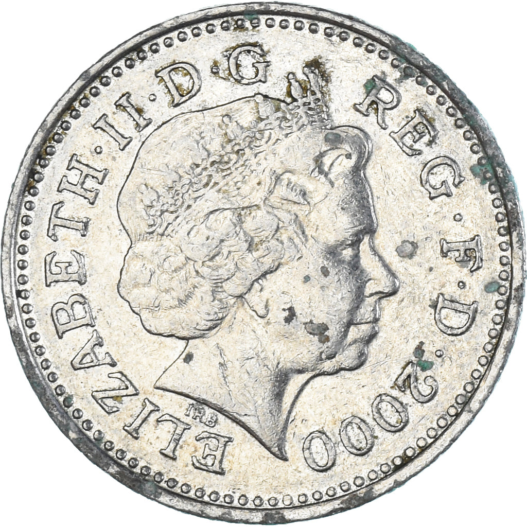 Münze, Großbritannien, 10 Pence, 2000