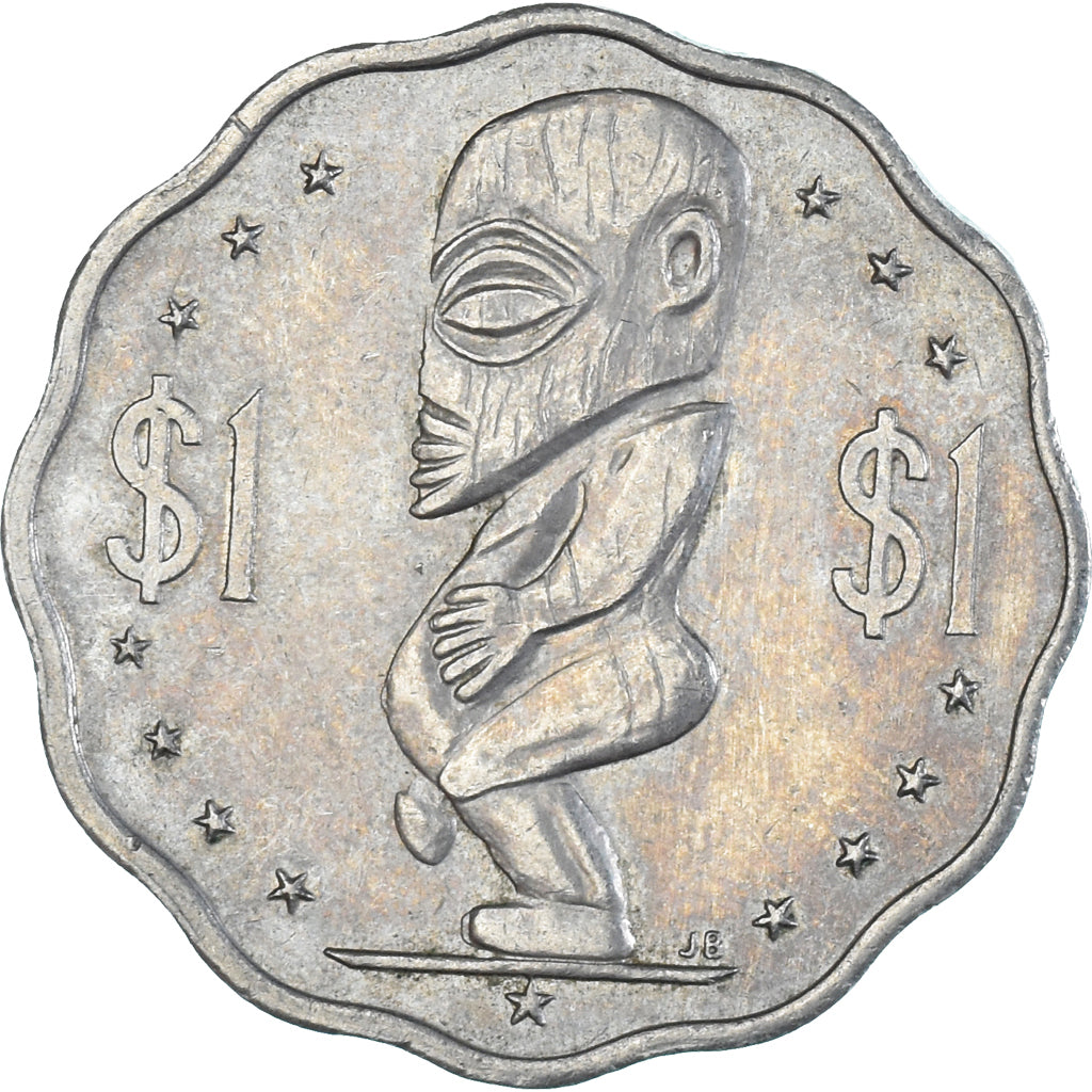 Coin, Cook Islands, Dollar, 1992