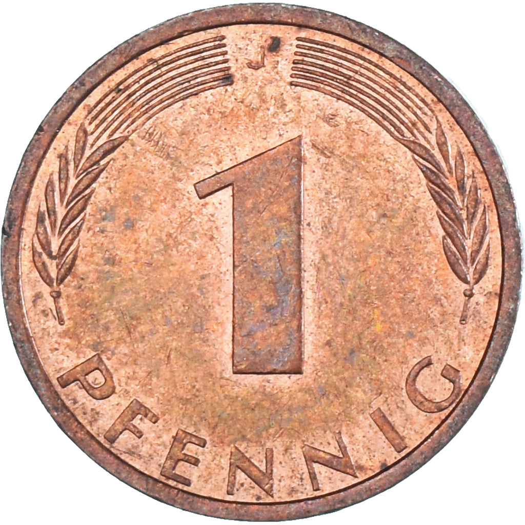 Münze, Deutschland, Pfennig, 1976