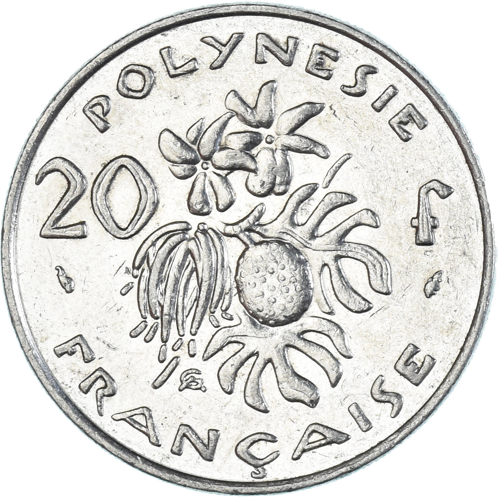 Monnaie, Polynésie française, 20 Francs, 1986