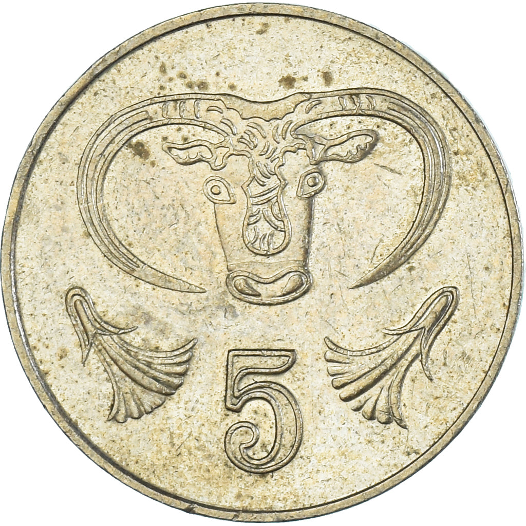 Monnaie, Chypre, 5 Cents, 2001