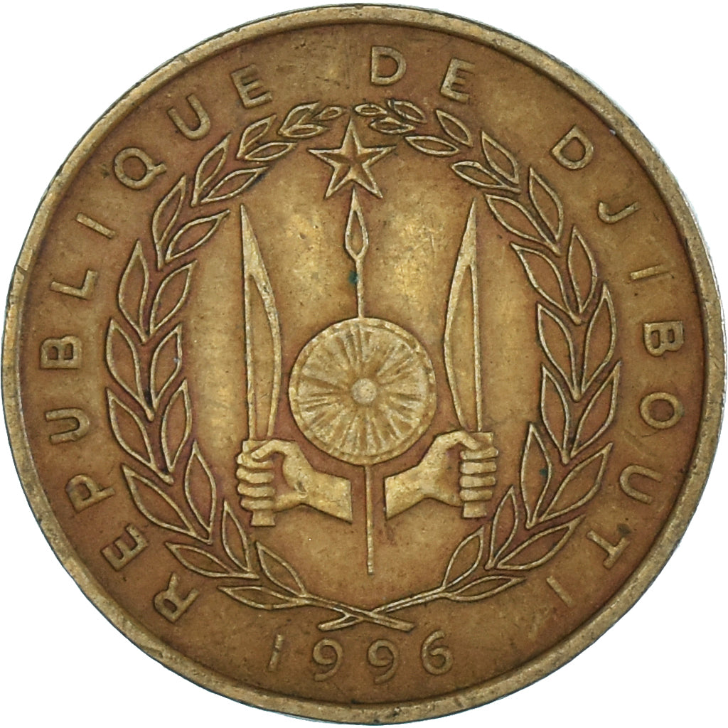 Munten, Djibouti, 10 Francs, 1996