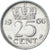 Moeda, Países Baixos, 25 Cents, 1966