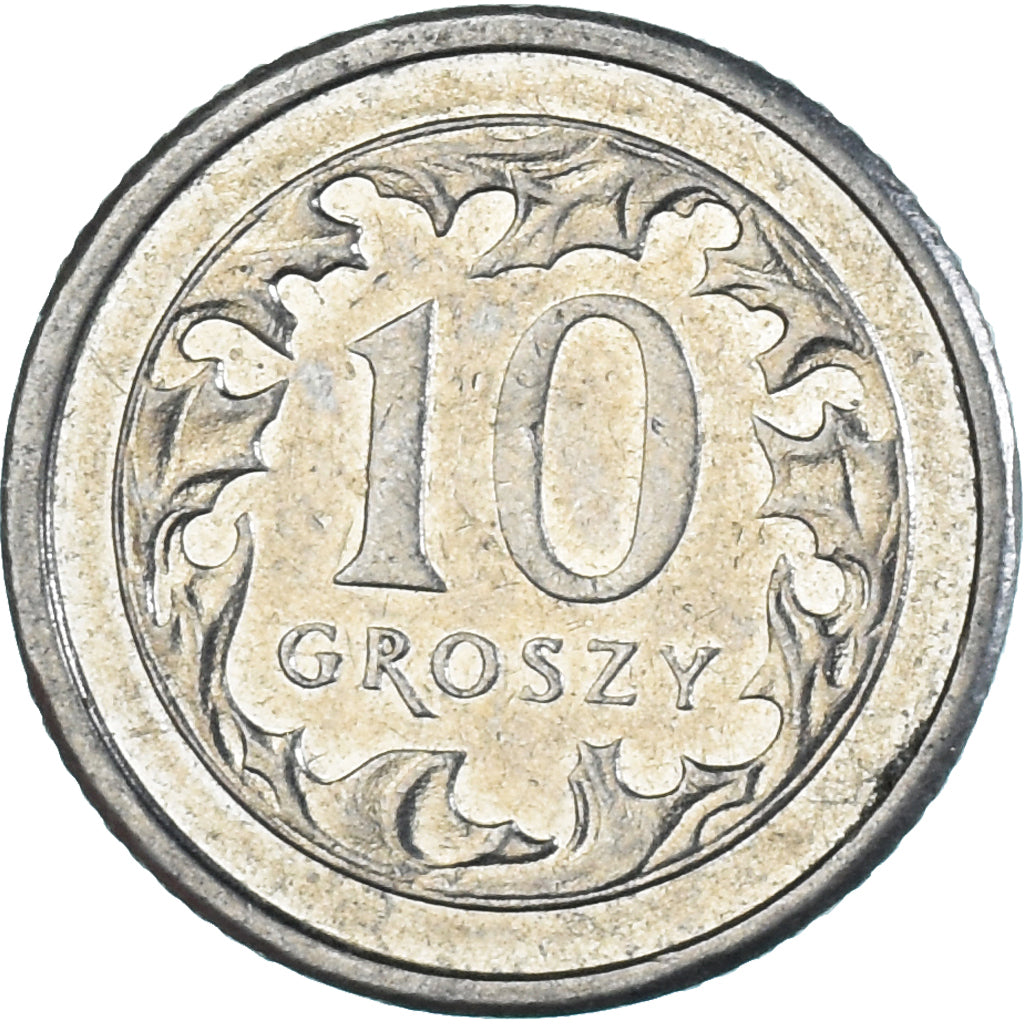 Coin, Poland, 10 Groszy, 2004