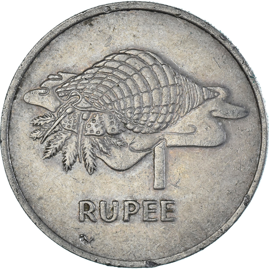 Moneta, Seychelles, Rupee, 1977