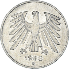 Münze, Deutschland, 5 Mark, 1988