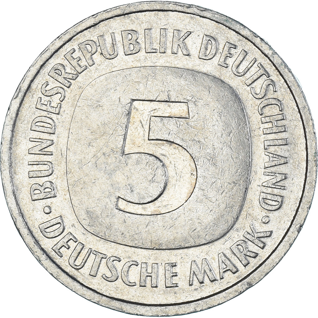 Münze, Deutschland, 5 Mark, 1988