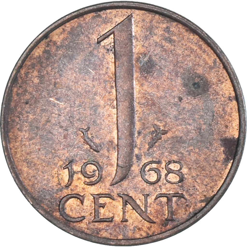 Moeda, Países Baixos, Cent, 1968