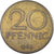 Moneda, REPÚBLICA DEMOCRÁTICA ALEMANA, 20 Pfennig, 1969