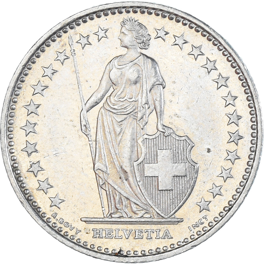 Moneda, Suiza, Franc, 2002