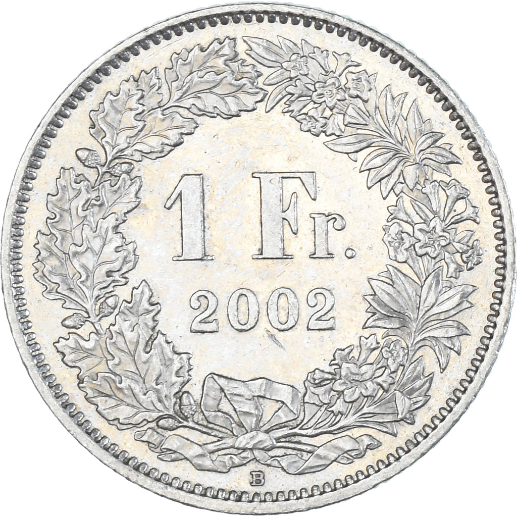 Moneda, Suiza, Franc, 2002