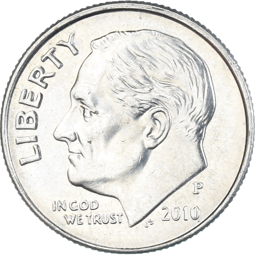 Moeda, Estados Unidos da América, Dime, 2010