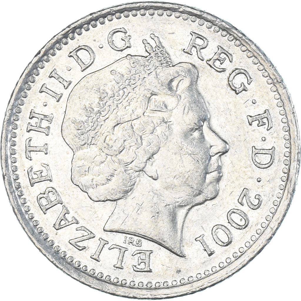 Münze, Großbritannien, 10 Pence, 2001