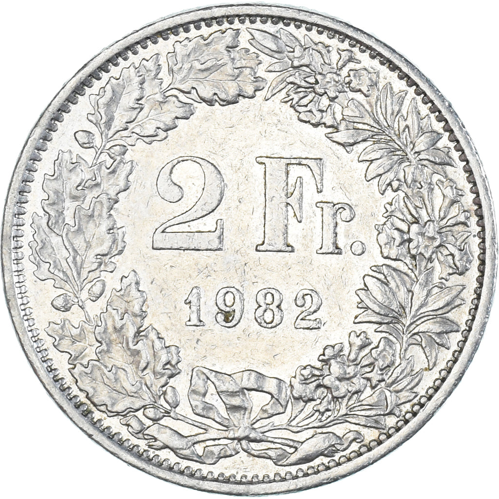 Moneta, Szwajcaria, 2 Francs, 1982