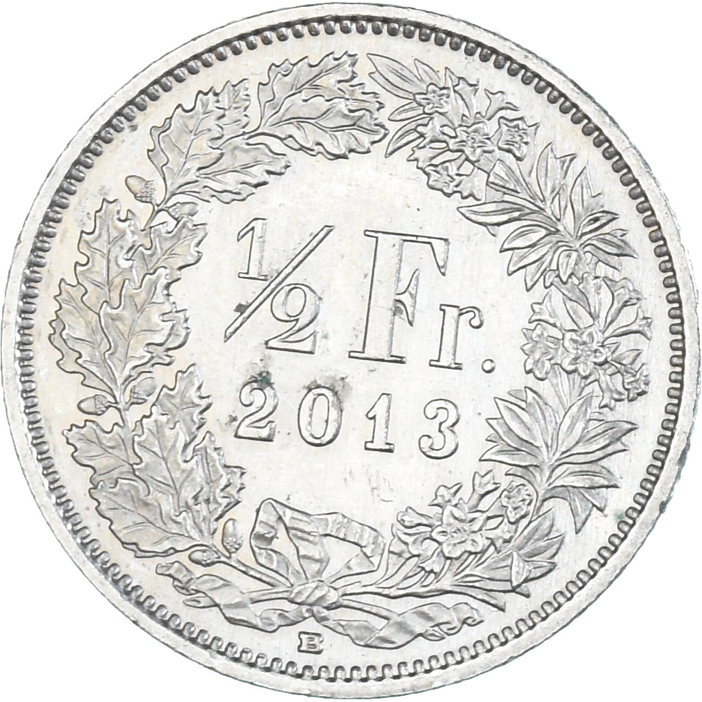 Moneta, Svizzera, 1/2 Franc, 2013
