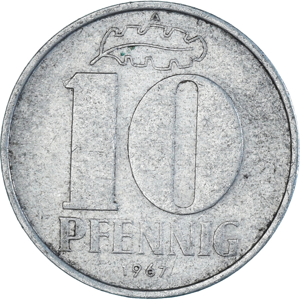 Münze, Deutschland, 10 Pfennig, 1967