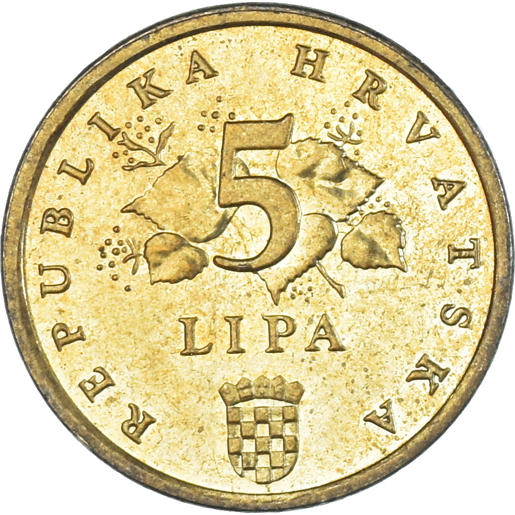 Münze, Kroatien, 5 Lipa, 2003