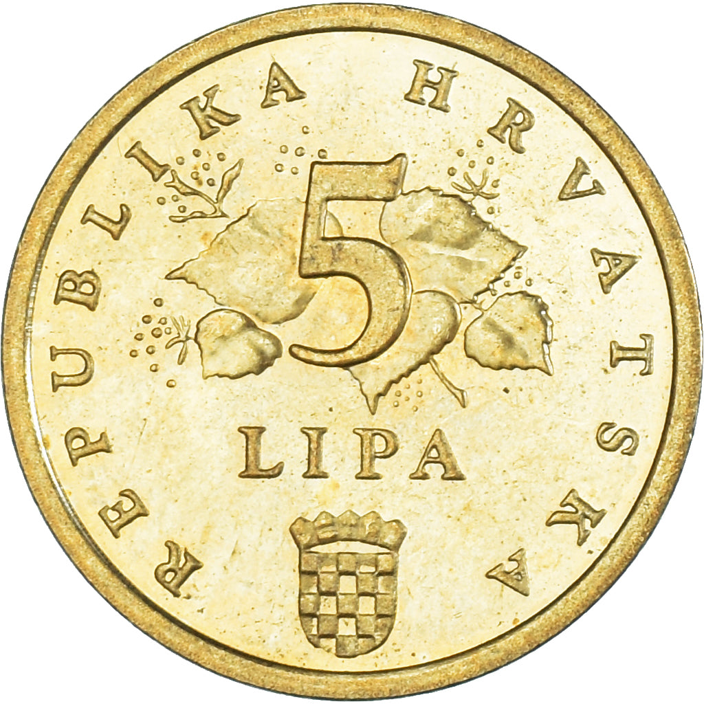 Münze, Kroatien, 5 Lipa, 2013