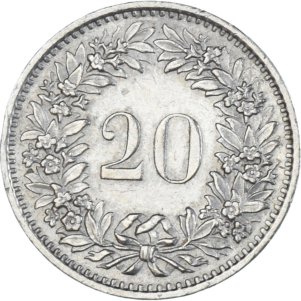 Moneta, Szwajcaria, 20 Rappen, 1978