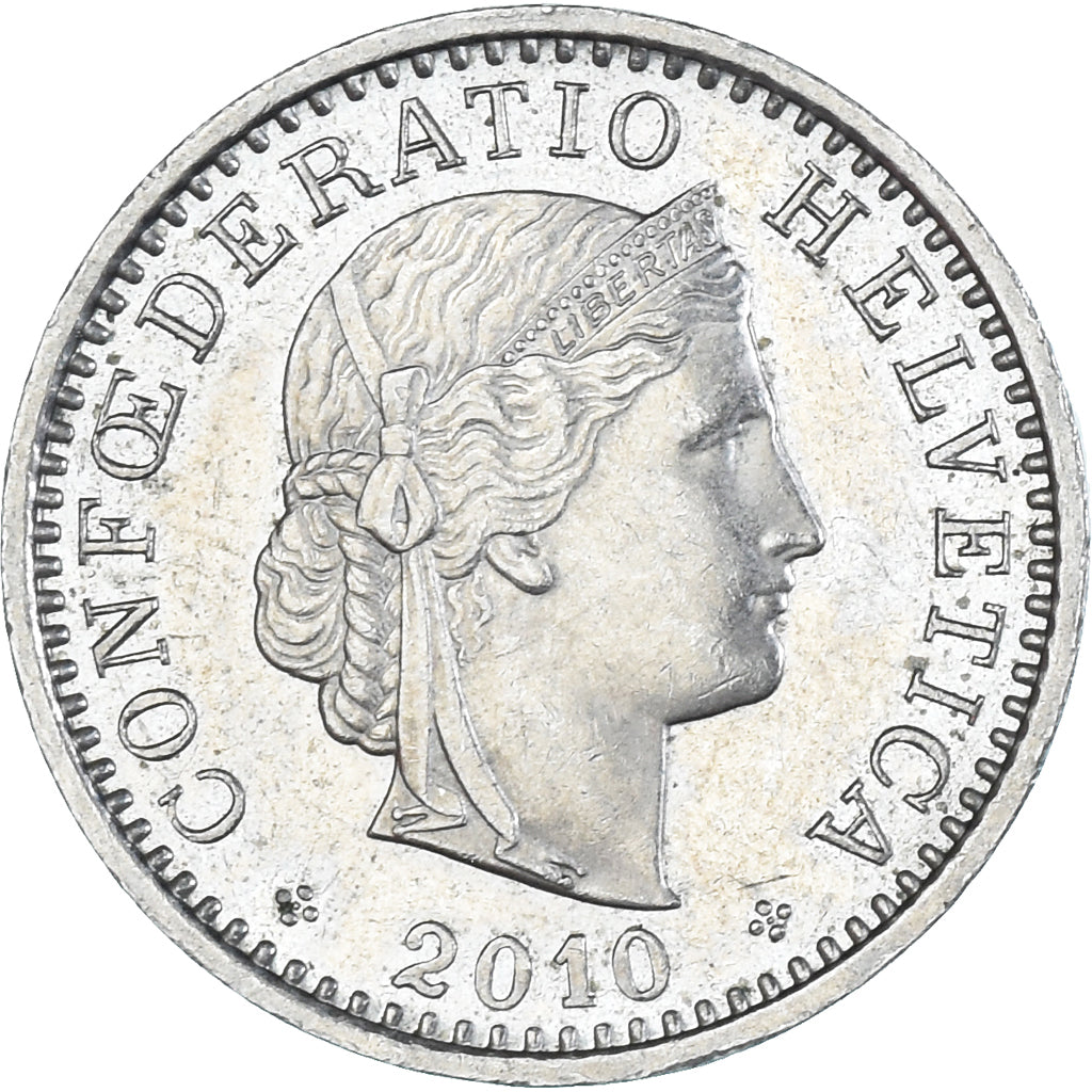 Moneda, Suiza, 20 Rappen, 2010
