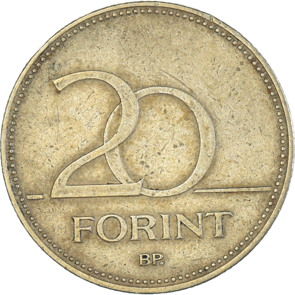 Coin, Hungary, 20 Forint, 1993
