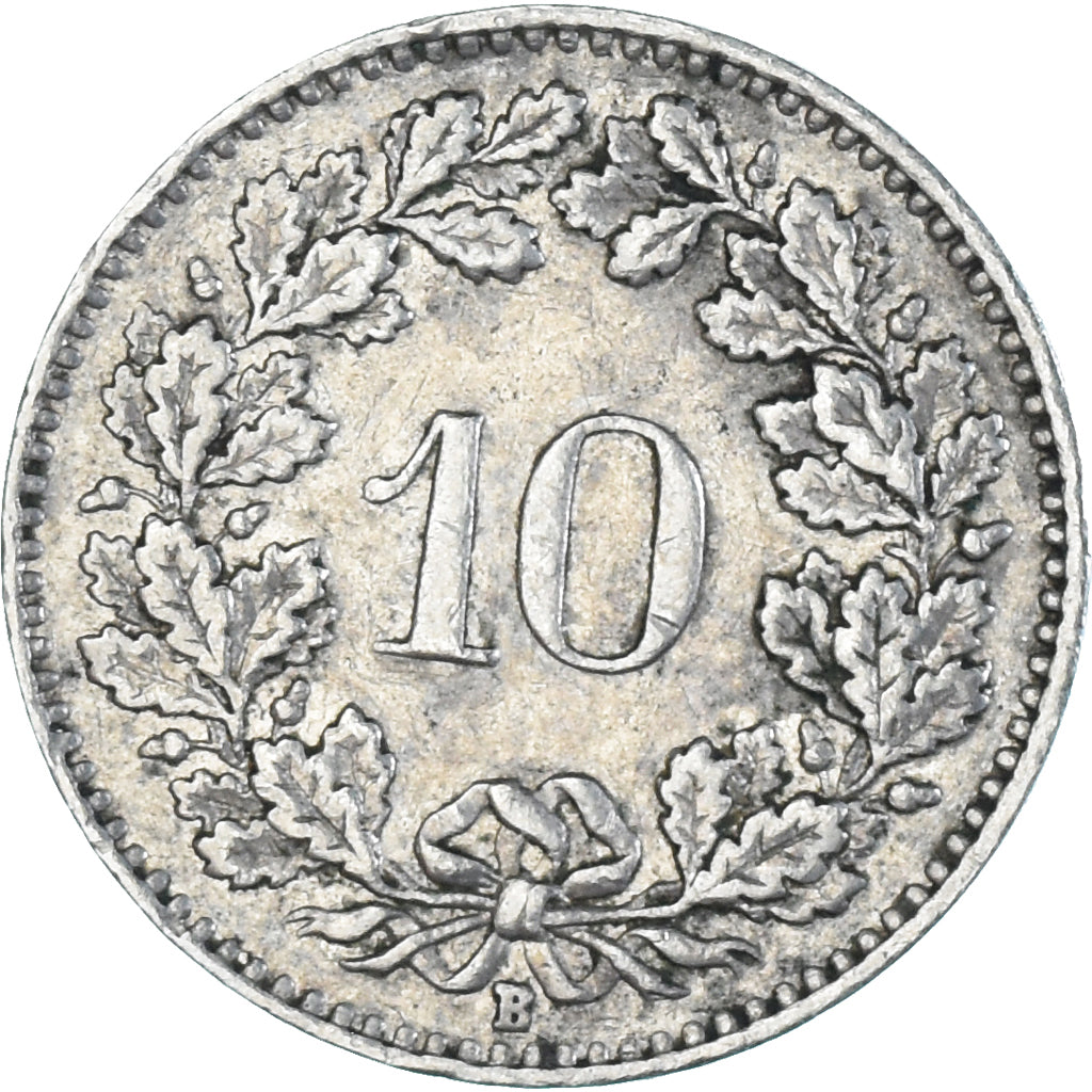 Moneta, Szwajcaria, 10 Rappen, 1957