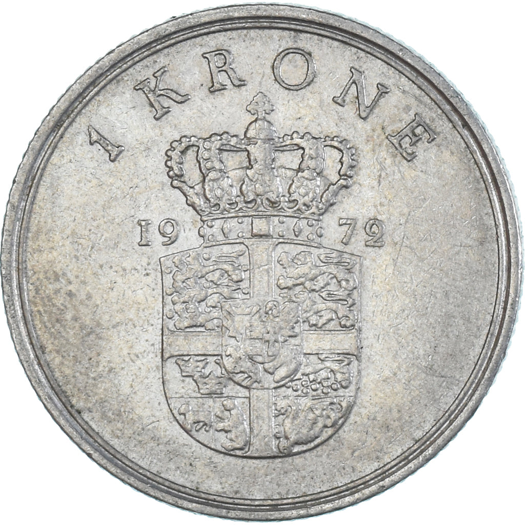 Moneta, Danimarca, Krone, 1972
