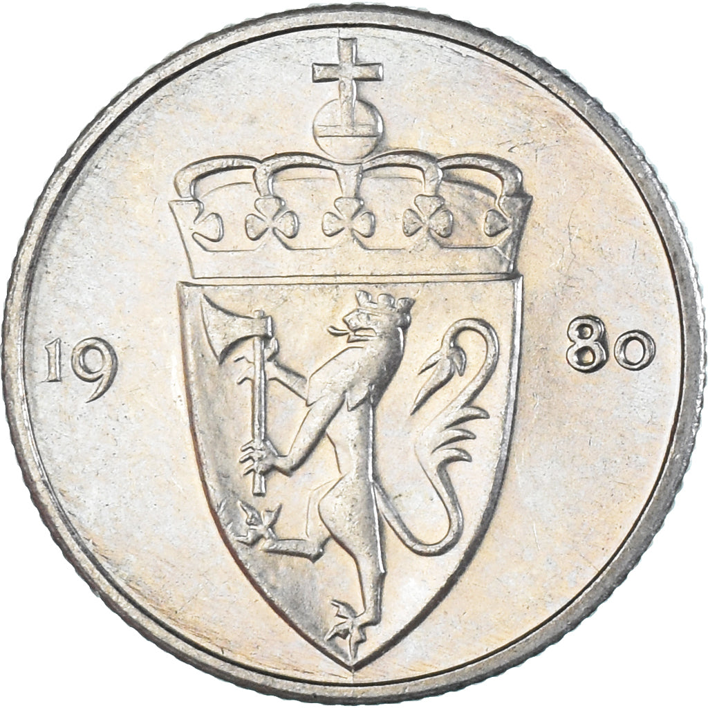 Moneda, Noruega, 50 Öre, 1980